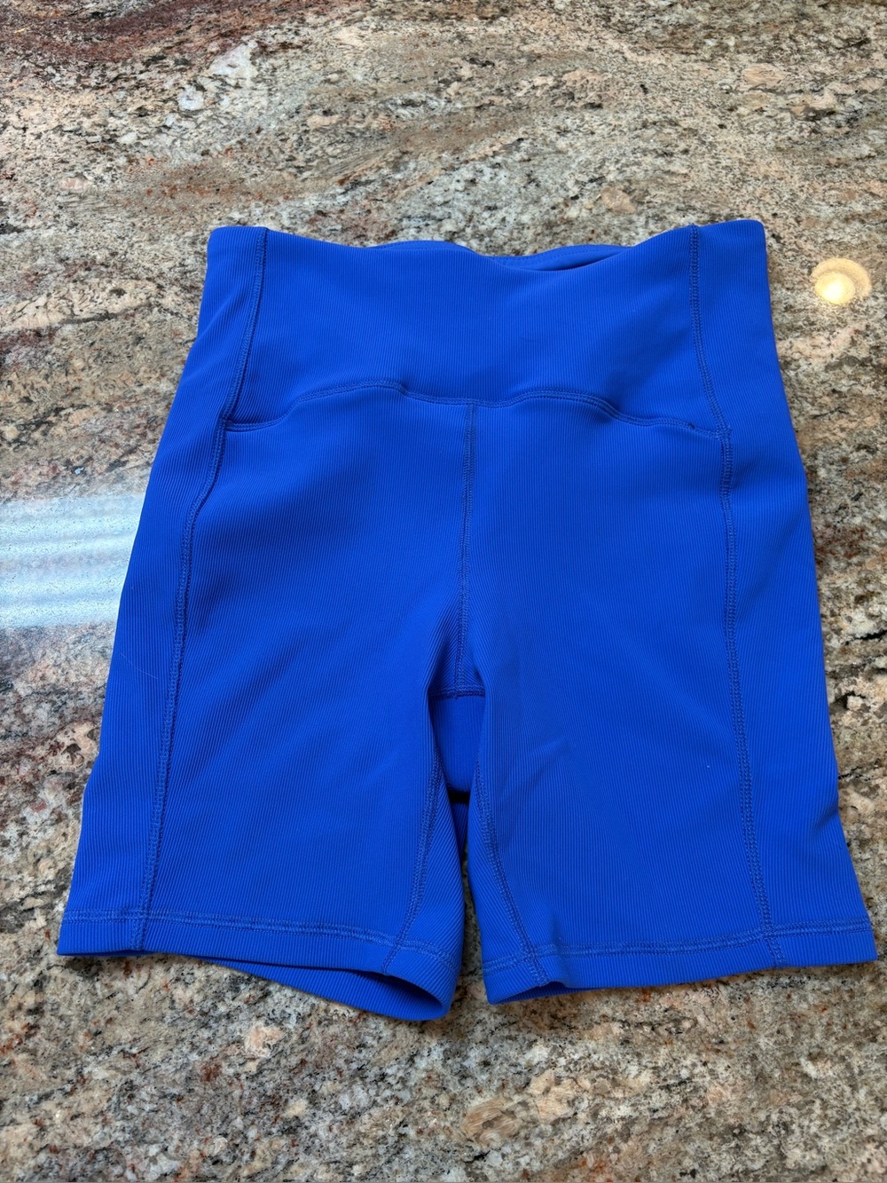 Spyder Active Shorts Performance Dry Fit High Waisted Ribbed Bike Shorts Large